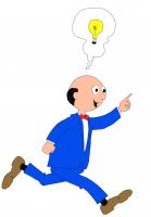 light bulb moment cartoon