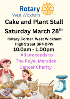 Cake and Plant Sale