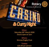 Casino and Curry Night - Kinross Rugby Club