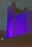 Castle Bolton in Purple