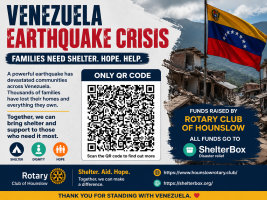 Help Hounslow Rotary Aid Venezuela Families Now.