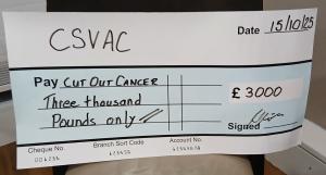 Cheque Presentation Evening