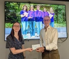 Cheque Presentation Evening