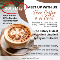 JOIN ROTARY - MEET US FOR COFFEE