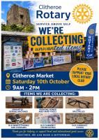 Clitheroe Market October 10th.
