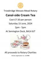 Canal-side Cream Tea 2024