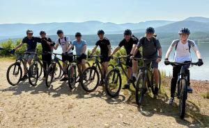 RYLA Boys cycling activity