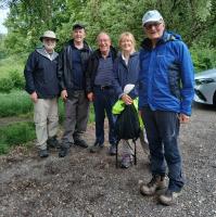 LONG DISTANCE ROTARY CHARITY WALKER VISITS KINVER 