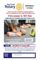 FREE Defibrillator Training Sat 31st January 2026-Lyndhurst
