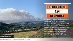 Derbyshire 4x4 Response - supported by Buxton Rotary 
