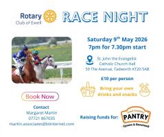 Race Night - Ewell Rotary