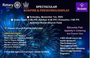 Bonfire and Fireworks 2025