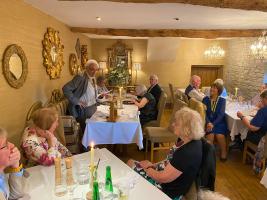 Handover at the Stagg Inn at Titley