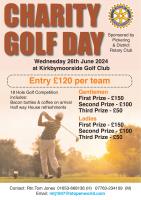 Annual Golf Competition Wednesday 26th June 2024