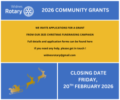 2026 COMMUNITY GRANT APPLICATIONS NOW OPEN 