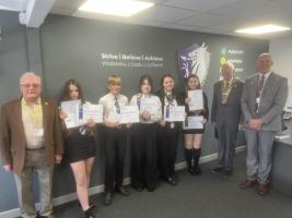 Young Writer presentations - Cwmbran High School 4 June 2025
