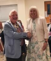 REnate hands over to incoming President Alan and wishes him well