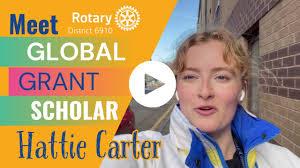 Hattie Carter, Rotary Global Grant Scholar