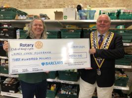 Donation to the King's Lynn Food Bank