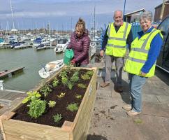 New Herb Garden installed on the Harbour