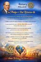 Pledge of a True Rotarian 
