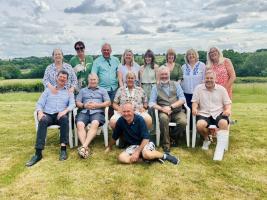 Some of the members of Three Rivers Rotary