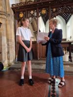 Rotary Star award at Frisby C of E School