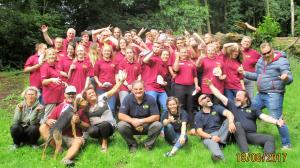 A relaxed Team at the end of the Course, August 2017