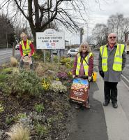 President Jim and members of Leyland in Bloom