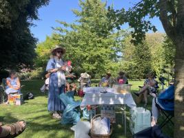 “Thinking of Lucy “ Afternoon Tea in the park.