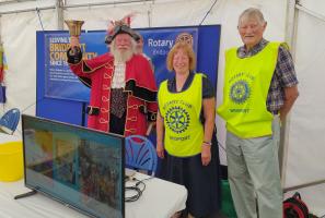 A visit from the Town Crier