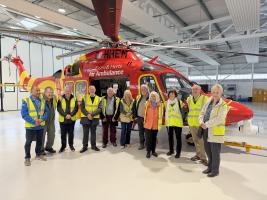 Visit to the Essex & Herts Air Ambulance Visitors Centre at North Weald - 15/4/26