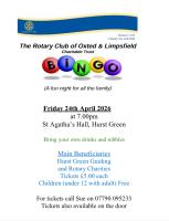 Oxted & Limpsfield Rotary Bingo Night