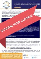 Community Cash Awards 2026