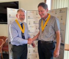 2024 24th June - President Elect Allan Robertson (L) with Vice President Findlay Erskine (R)..