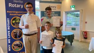 Young pupils receiving their Awards 20 May 2026 