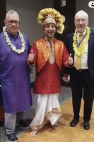 Sohan Kailey with President Leon and PDG Jonathan Wilding