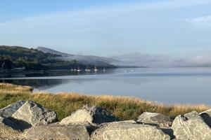 Llyn Tegid on a tranquil day