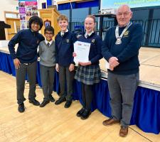 Winners of the Dundee heat of the Primary School Quiz 2026