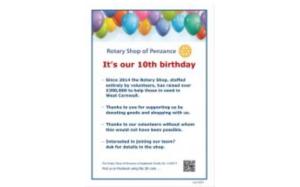 10th Birthday - Shop Poster