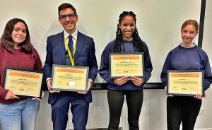 This year we sponsored two students from The Wavell School in Farnborough and two from All Hallows Catholic School in Farnham.