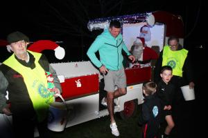 Santa Sleigh at Brechin Rugby