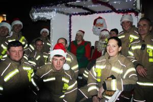 Santa Sleigh at Maisondieu Primary School