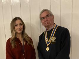 Emily and President Paul