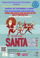 Northampton Rotary Santa Fun Run