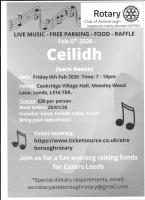 February 26 Ceilidh - not to be missed!