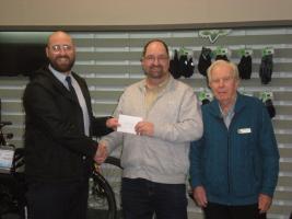 TDF prize presented to winner