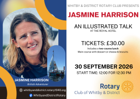 Jasmine Harrison: Talk at the Whitby Royal Hotel