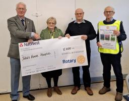 Presenting the Cheque