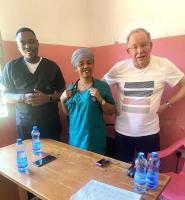 Dr Walker and staff 